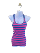 Rue21 Pink & Blue Striped Racerback Tank Top – Size S