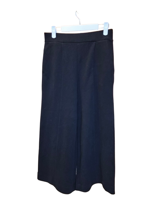 Uniqlo Black Wide-Leg Knit Pants – Size L