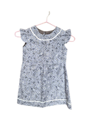 Handmade Paisley Flutter Sleeve Dress – Size 2–3 Years