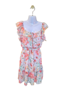 H&M Floral Ruffle Mini Dress (Brand New)