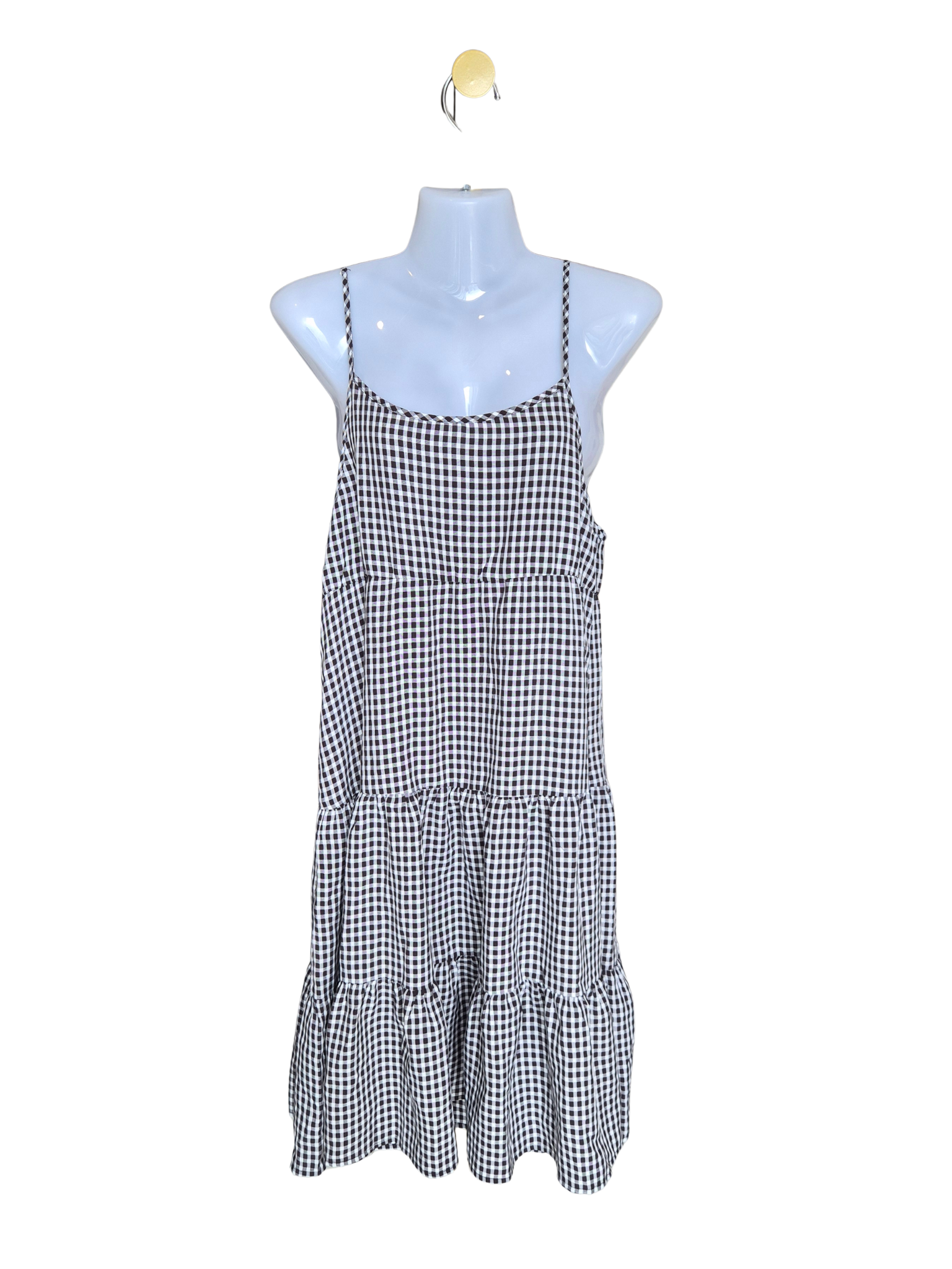 P&Co Gingham Tiered Cami Dress – Size S