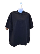 IDLT Black Oversized Mock Neck T-Shirt – Size M