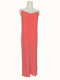 Massimo Dutti Coral Pleated Maxi Dress – Size EU 34 (XS) Title 03
