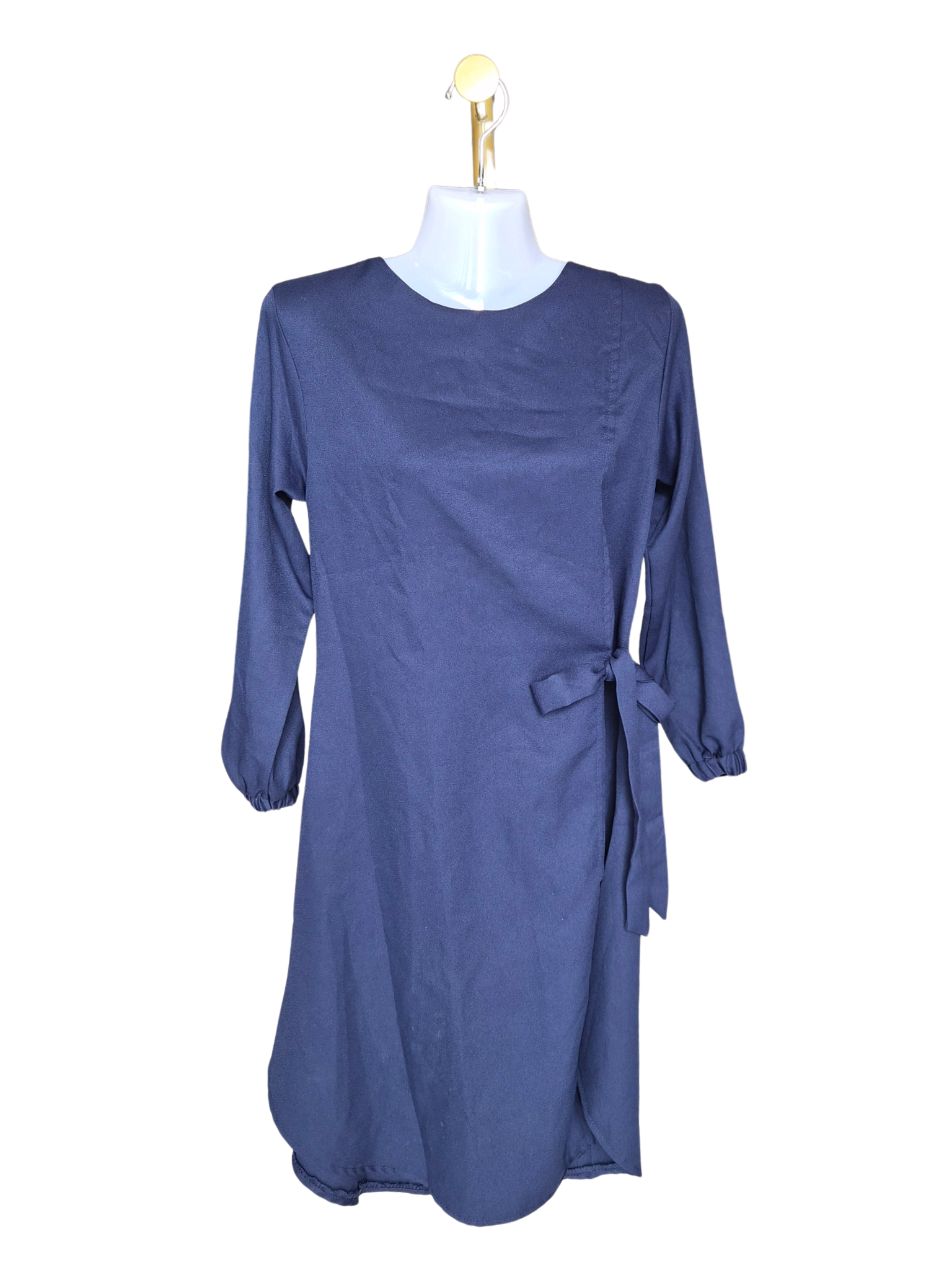 Navy Wrap Dress Size M