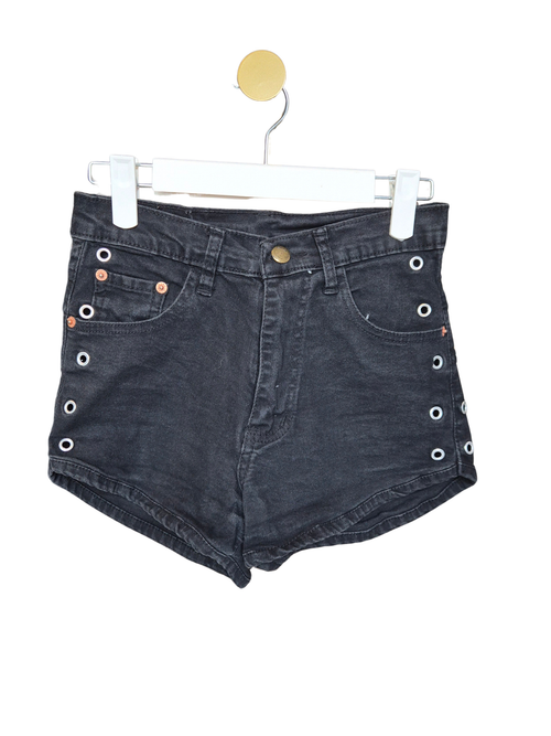 DADA Black Studded Denim Shorts – Size XS