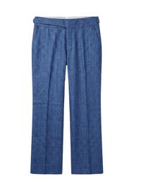 Tailored Blue Wide-Leg Trousers – Size M