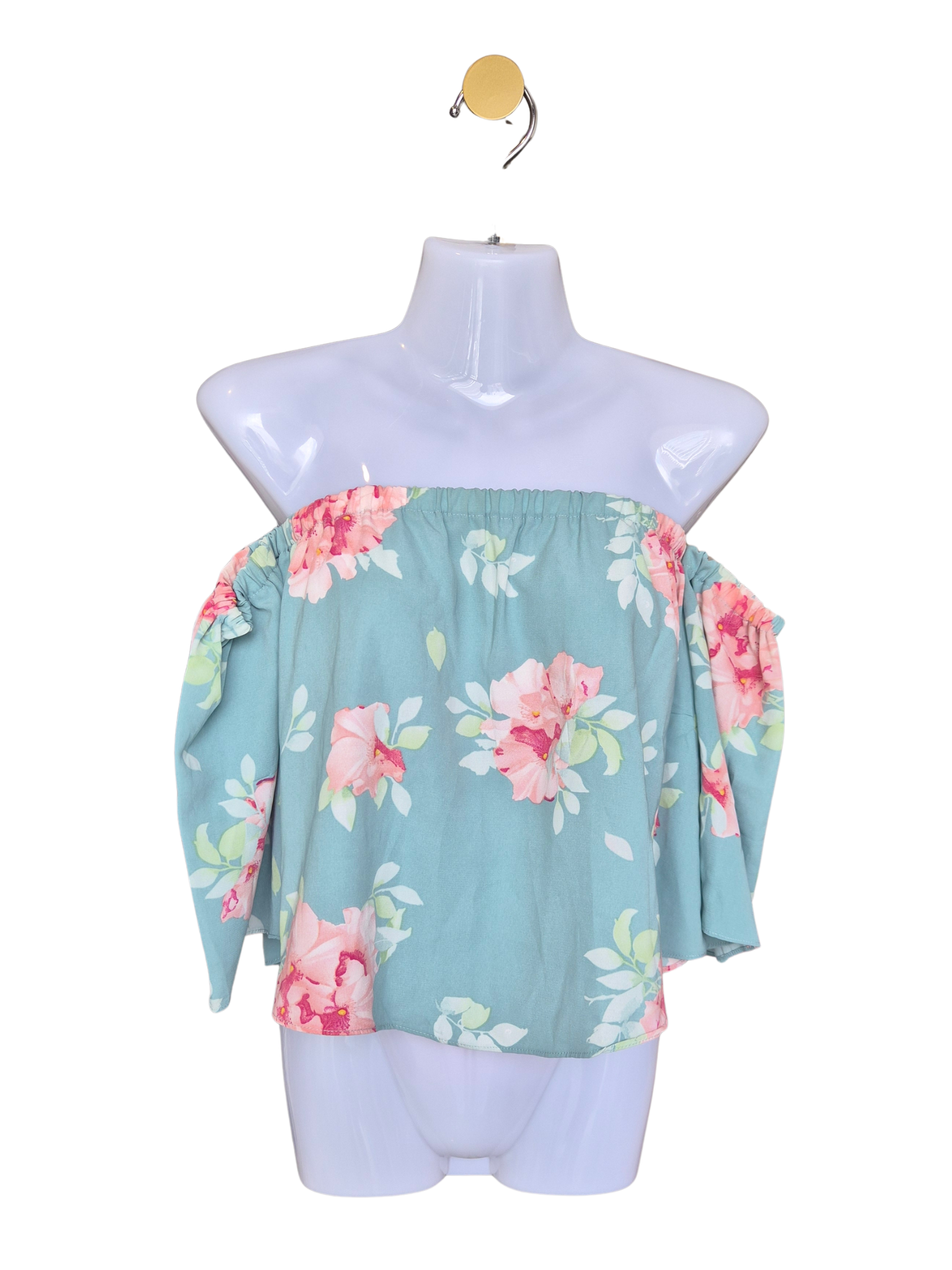 Floral Off-Shoulder Crop Top