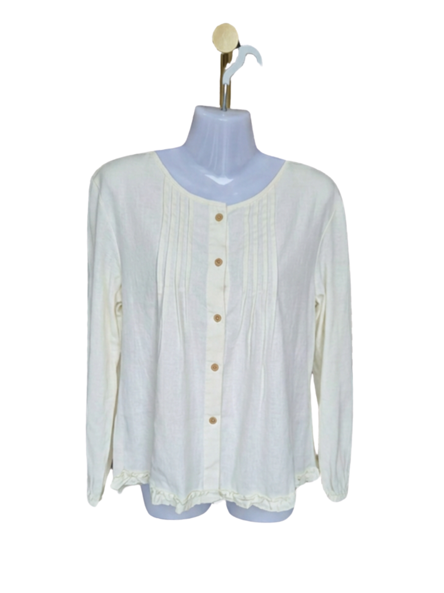 NITTA Collection Long Sleeve Blouse – Size Not Indicated (Fits S–M)