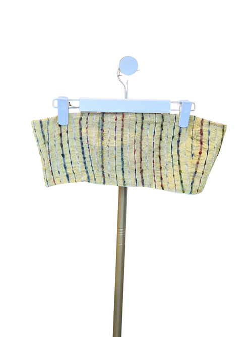 Sarah Monrow Handwoven Silk Blend Bandeau Top – Size M