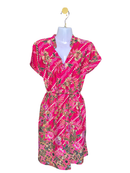 KANOE Pink Batik Wrap Dress – Size S/ XS