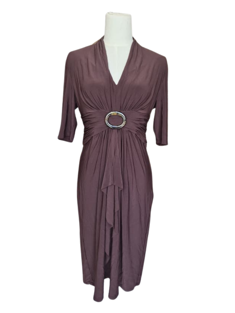 Jones New York Draped Buckle Dress Size US12 / L