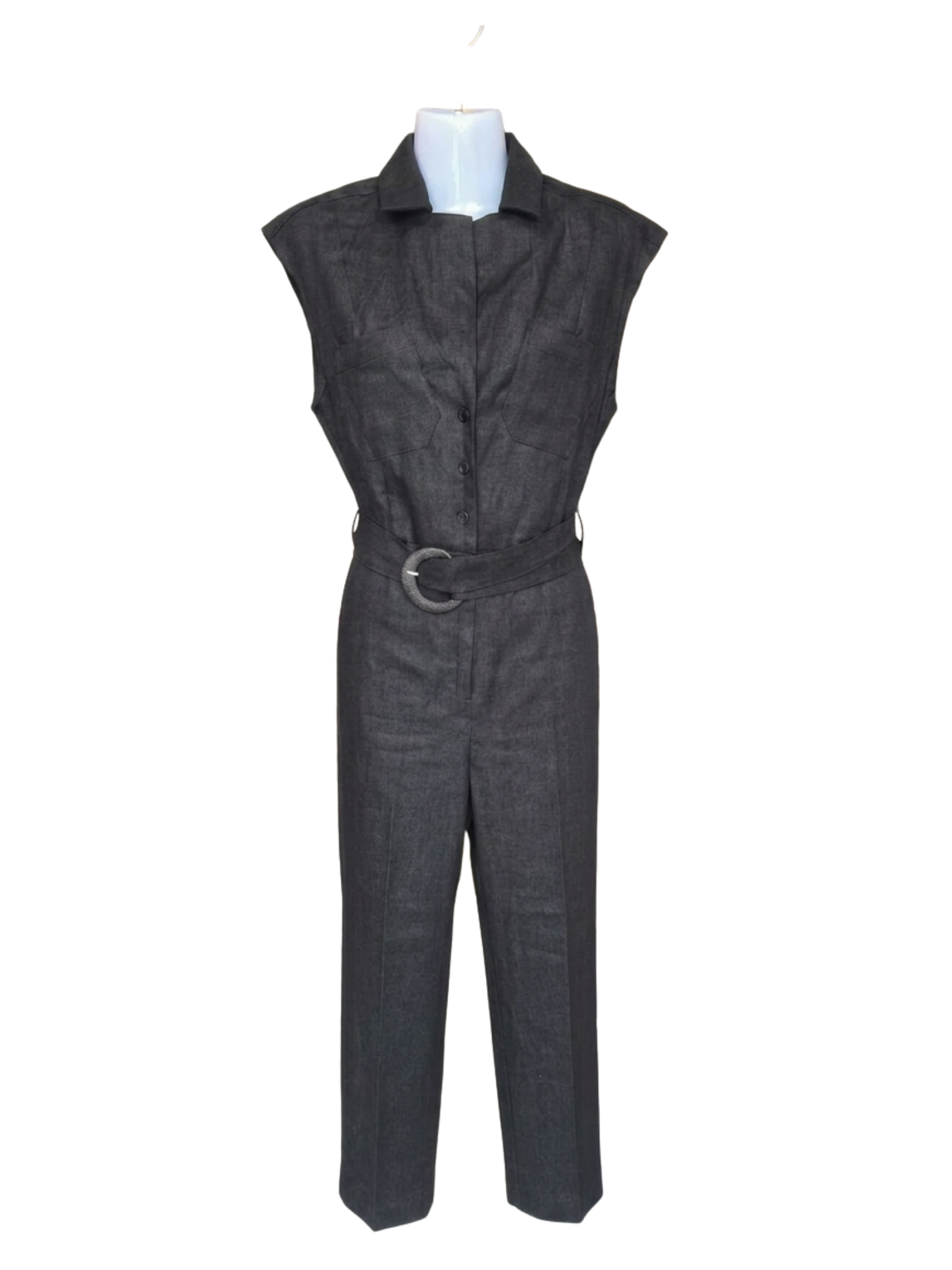 MNG Belted Utility Jumpsuit – Size XS