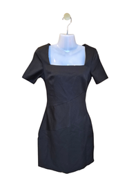 ALORA Work Black Square Neck Mini Dress (Brand New)