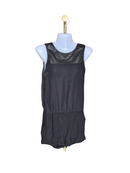 Thirteen Black Sheer Romper – Size S