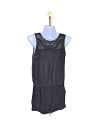 Thirteen Black Sheer Romper – Size S