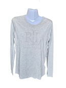 Lauren Ralph Lauren Embellished Logo Long Sleeve Tee – Size L