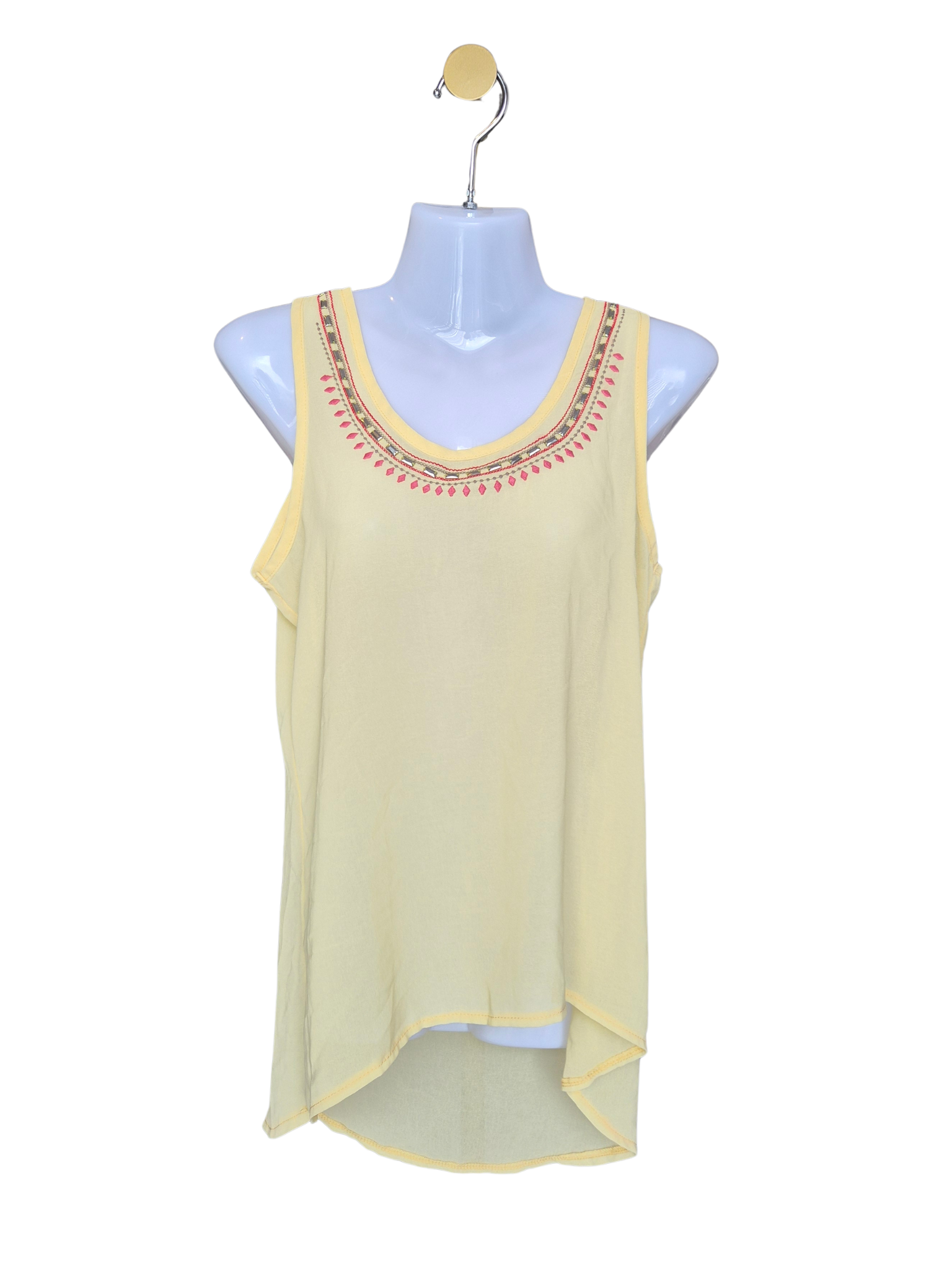 F Block Embellished Sleeveless Blouse – Size UK 8 (EUR 36 / US 4)