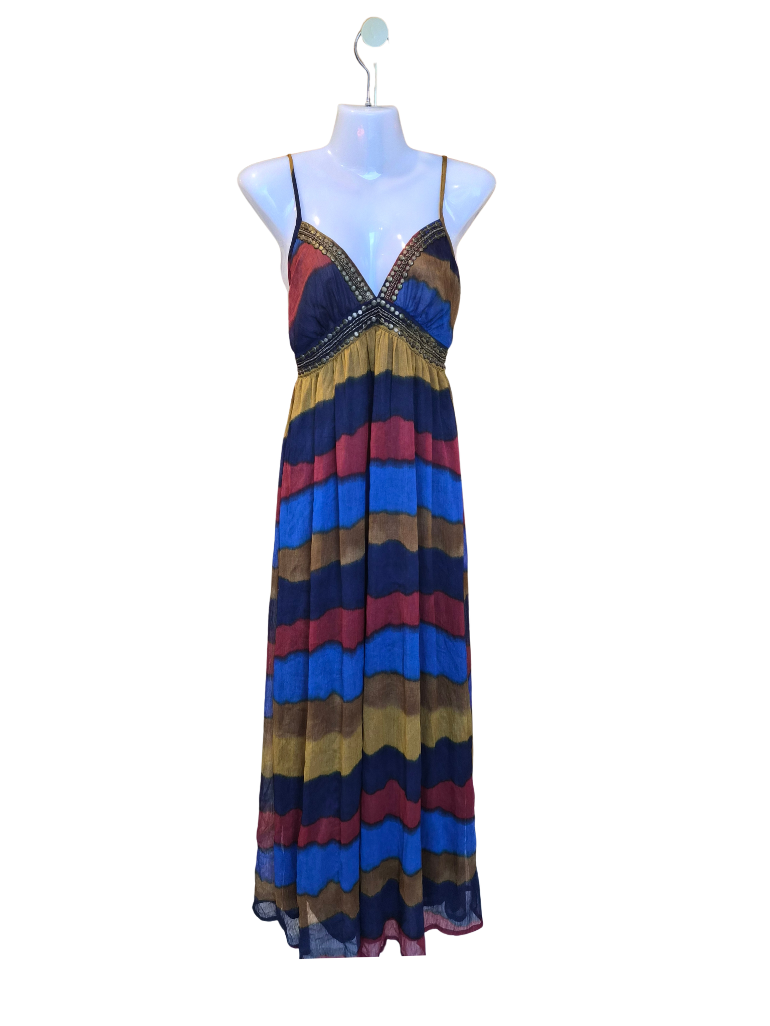 Forever 21 Boho Maxi Dress with Beaded Detail