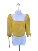 Cotton On Mustard Square Neck Blouse – Size XS