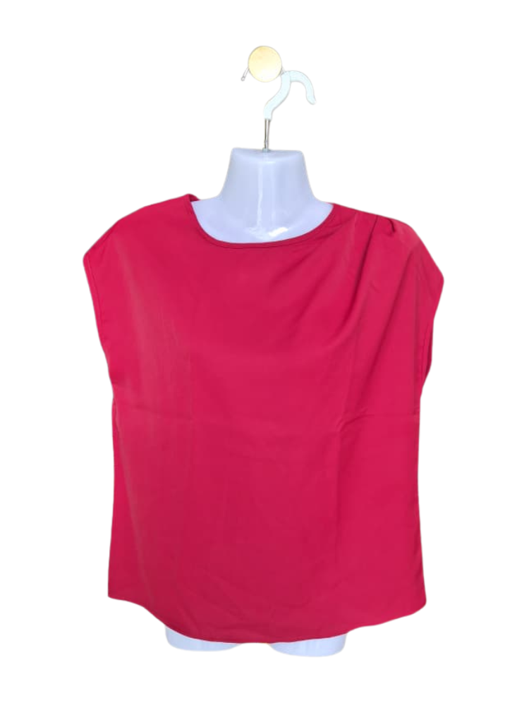SHEIN Fuchsia Cap Sleeve Blouse – Size XS