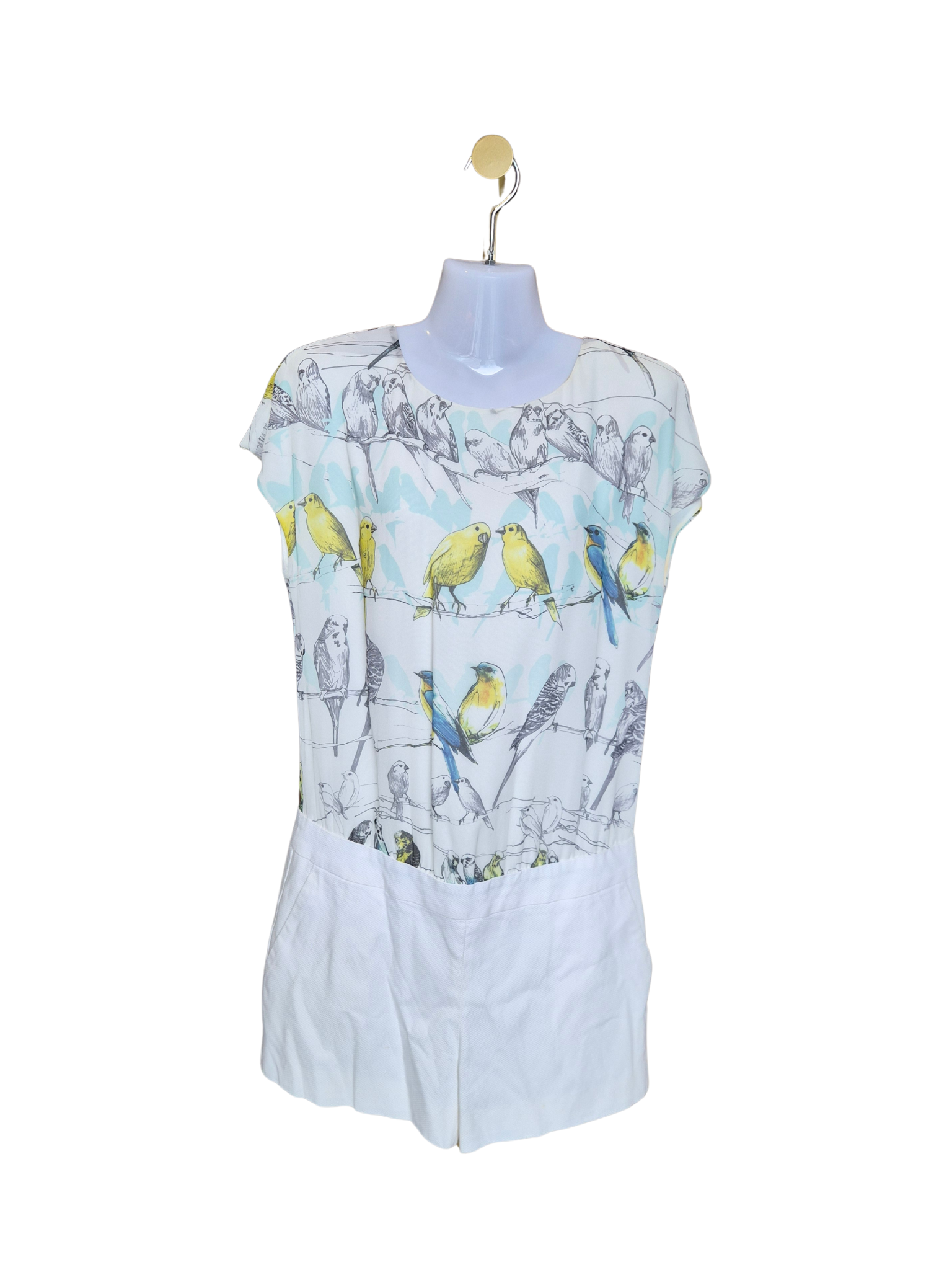 Ted Baker London Bird Print Playsuit