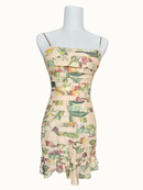 Hansen & Gretel Fruit Print Mini Dress (XS)