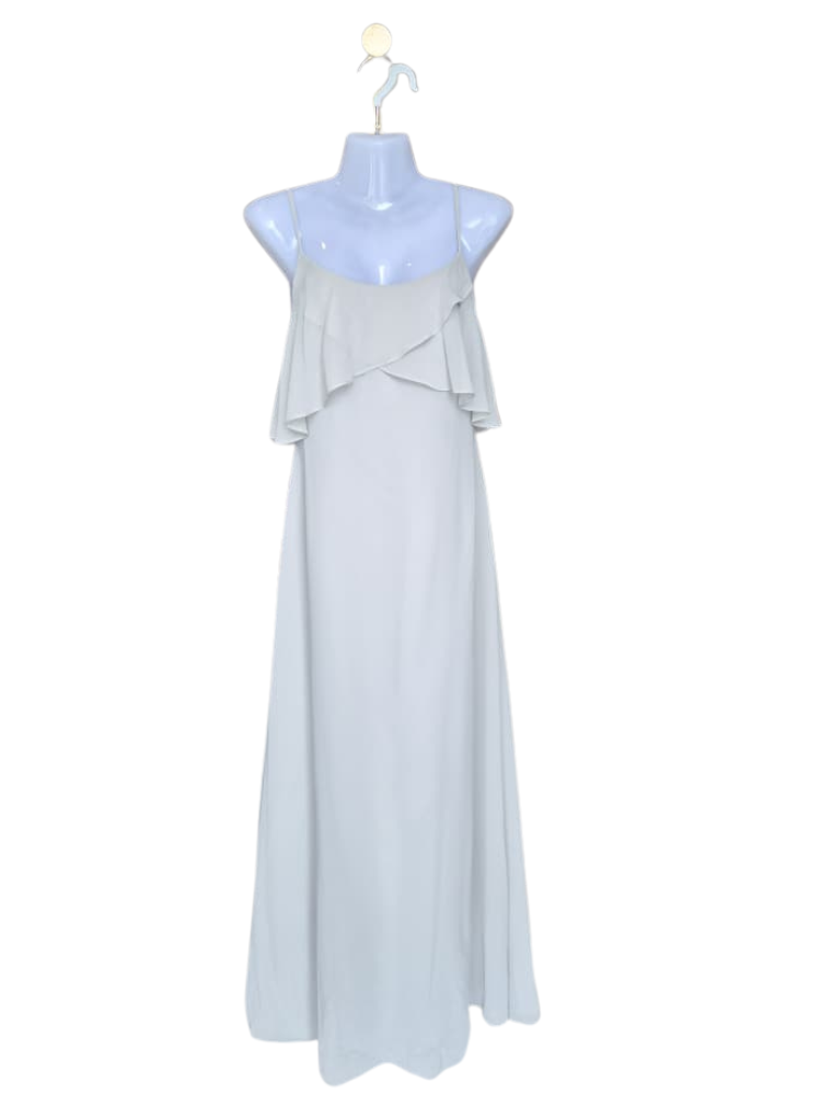 White House Black Market (WHBM) Ruffle Maxi Dress – Size 0 (XS)