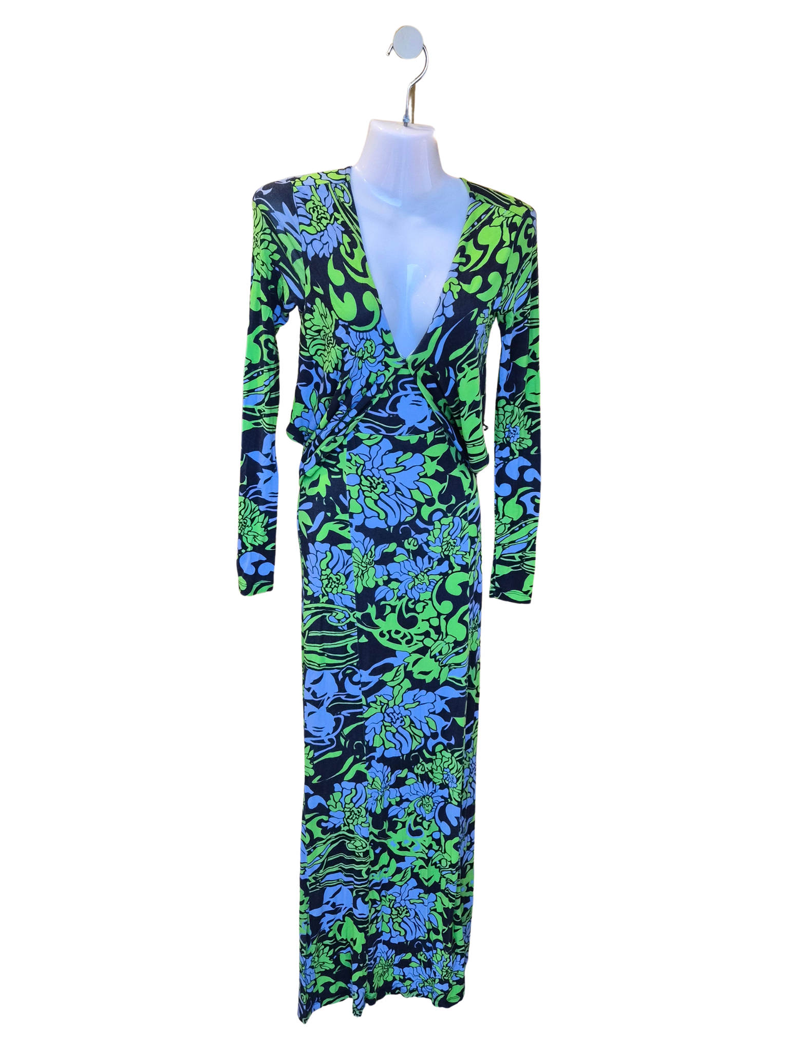H&M Floral Twist Maxi Dress – Size XS (EUR 32 / US 2)