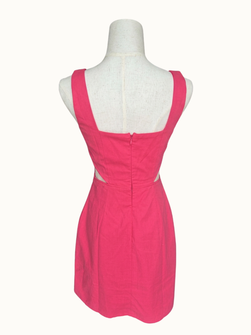 Trendyol Pink Cut-Out Mini Dress – Size EU 34 (XS)