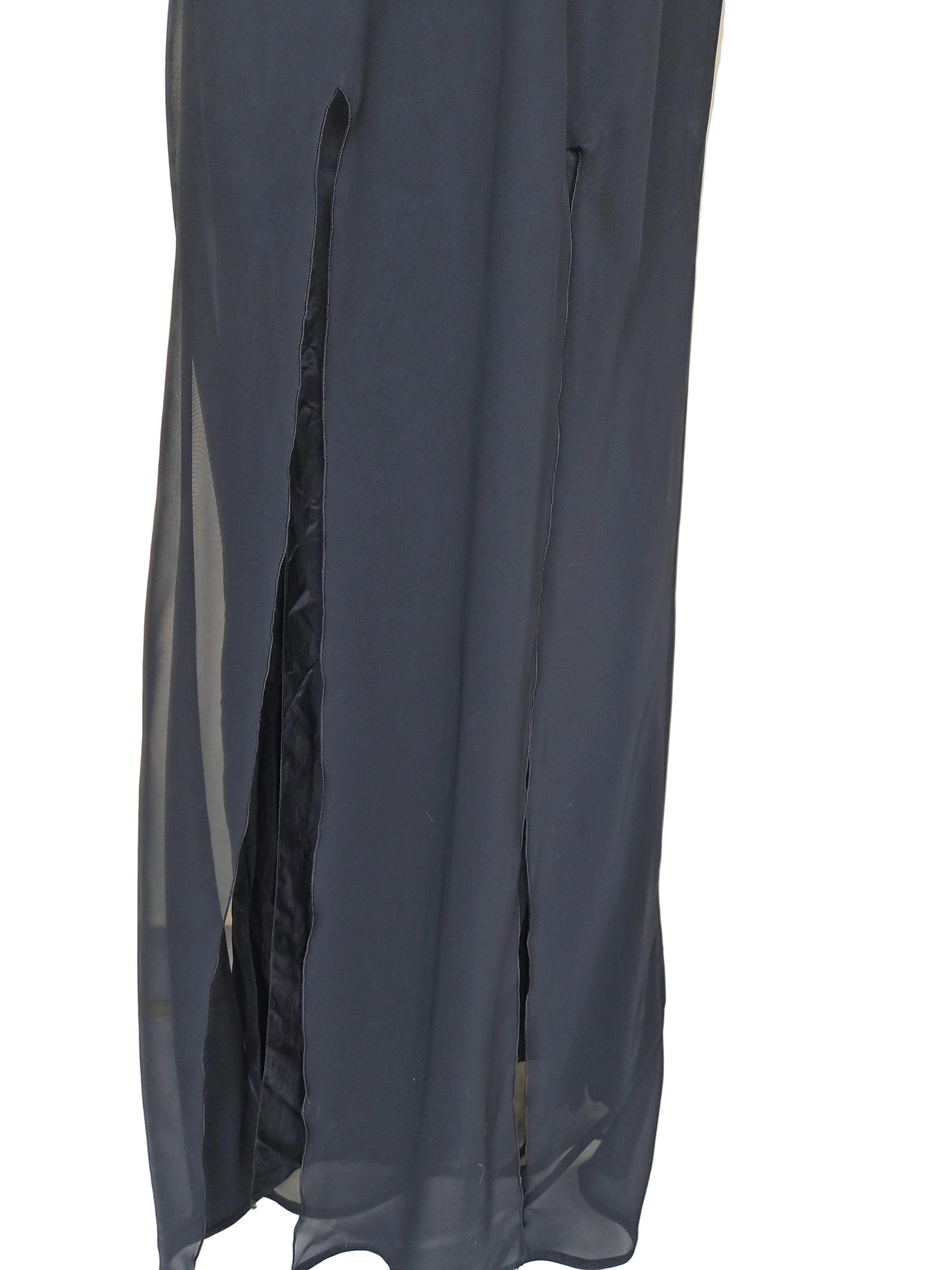 Yen Black Evening Maxi Dress (M)