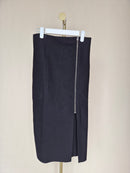 Black Midi Pencil Skirt (S/M)