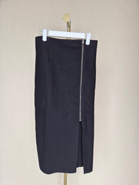 Black Midi Pencil Skirt (S/M)