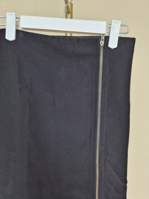 Black Midi Pencil Skirt (S/M)