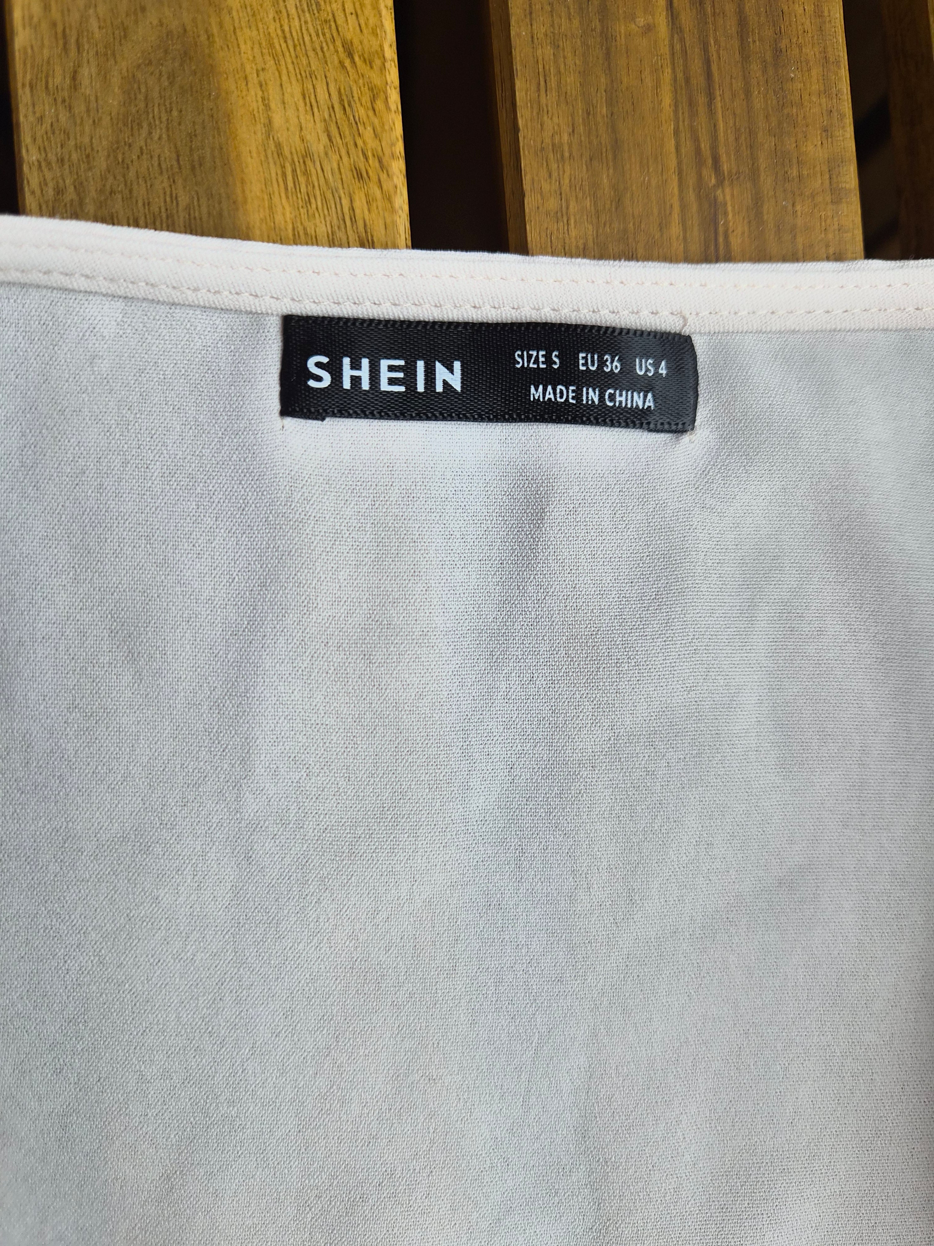 SHEIN Cream Cut-Out Maxi Dress – Size S