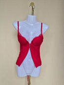 La Senza Red Lace Bustier Cami – Size S