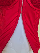 La Senza Red Lace Bustier Cami – Size S