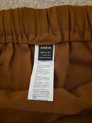 SHEIN Brown Wrap Midi Skirt – Size L