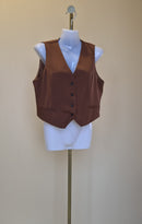SHEIN Tailored Brown Waistcoat Vest – Size L