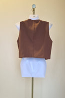 SHEIN Tailored Brown Waistcoat Vest – Size L