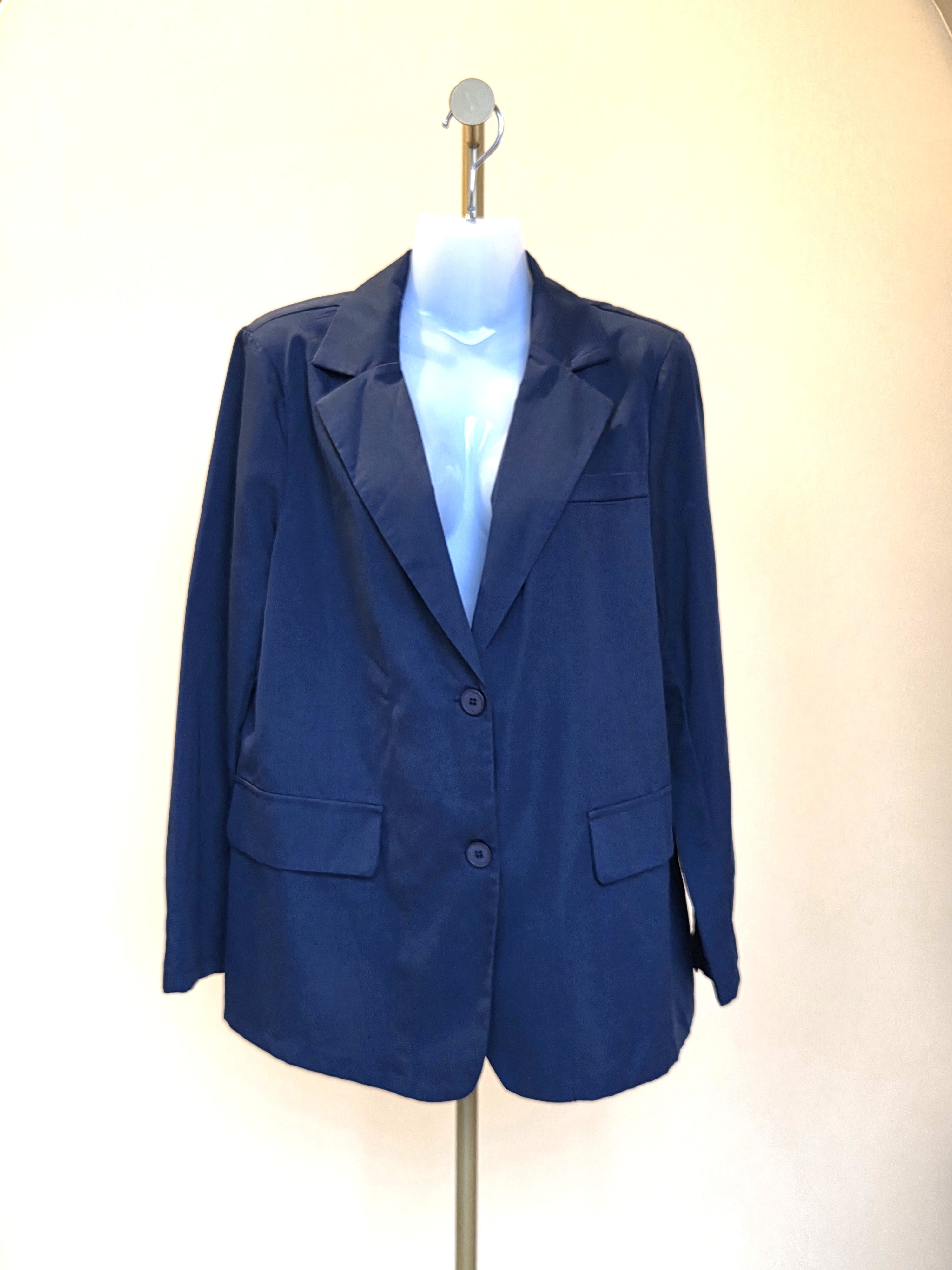 Zanzea Navy Blazer – Size XL