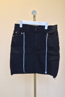GBJ Black Denim Mini Skirt – Size L