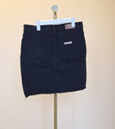 GBJ Black Denim Mini Skirt – Size L