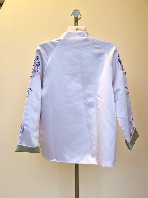 Traditional Embroidered Satin Jacket – Size 3
