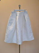 Twenty3 White Textured Flared Skirt – Size S