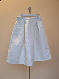 Twenty3 White Textured Flared Skirt – Size S