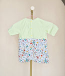 Handmade Kids' Lime Green Top & Pants Set – Approx. Size 4–5