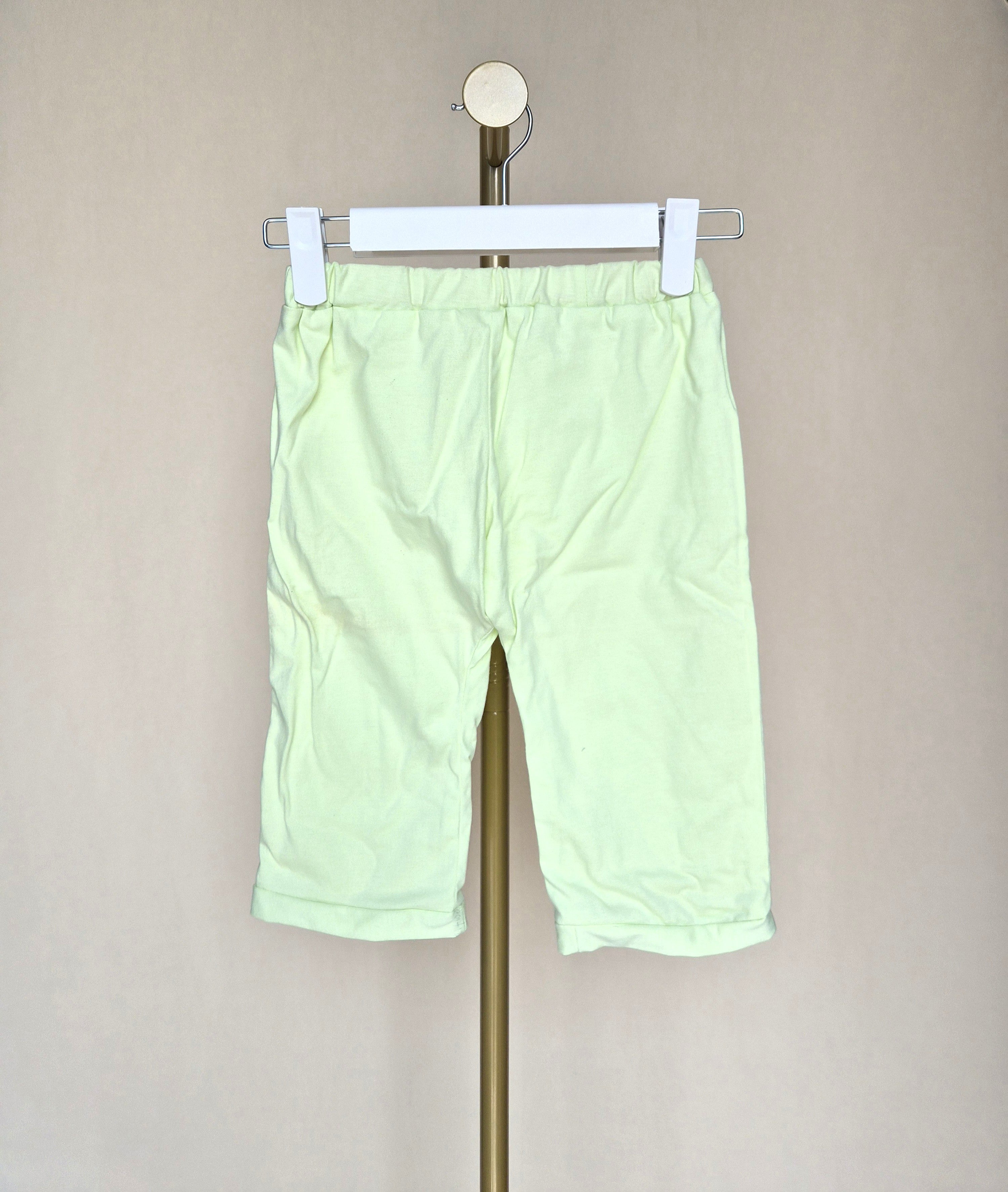 Handmade Kids' Lime Green Top & Pants Set – Approx. Size 4–5