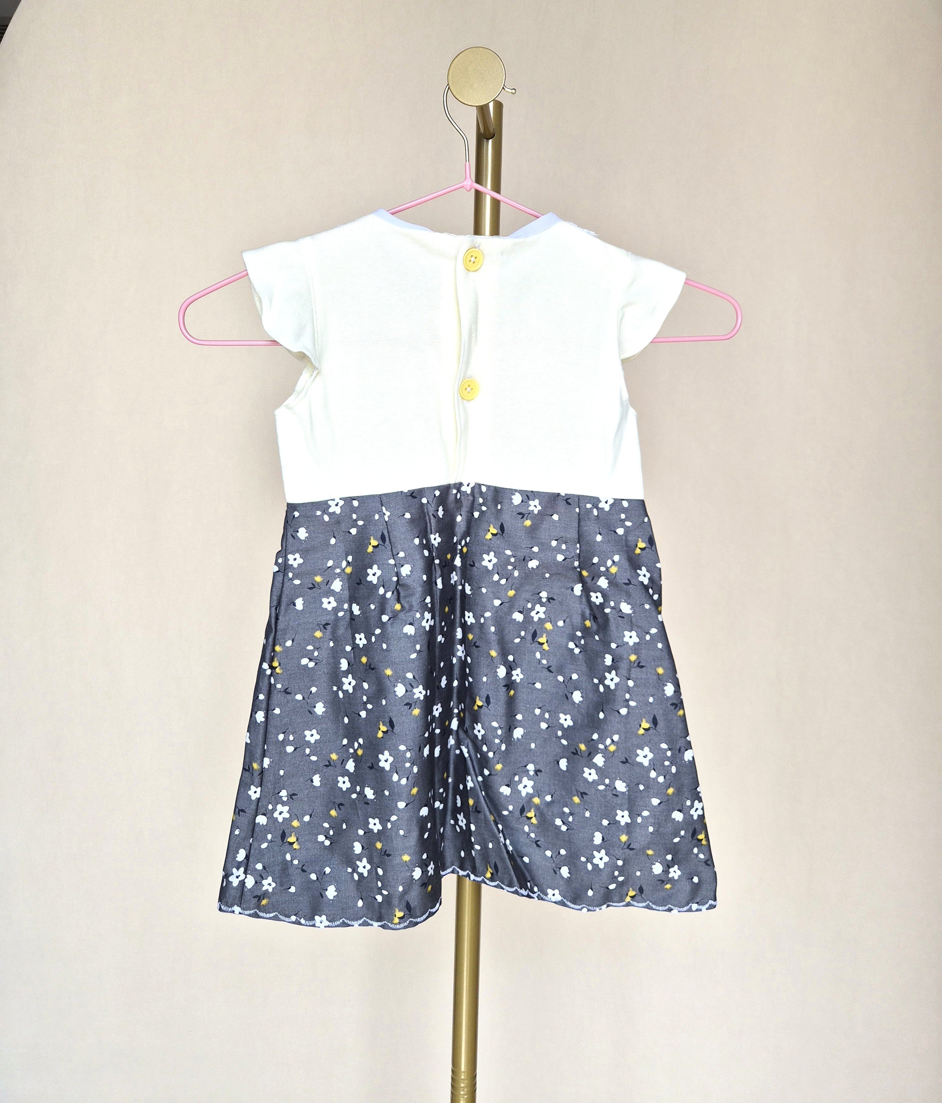 Handmade Baby Floral Dress – Approx. Size 2-3 years
