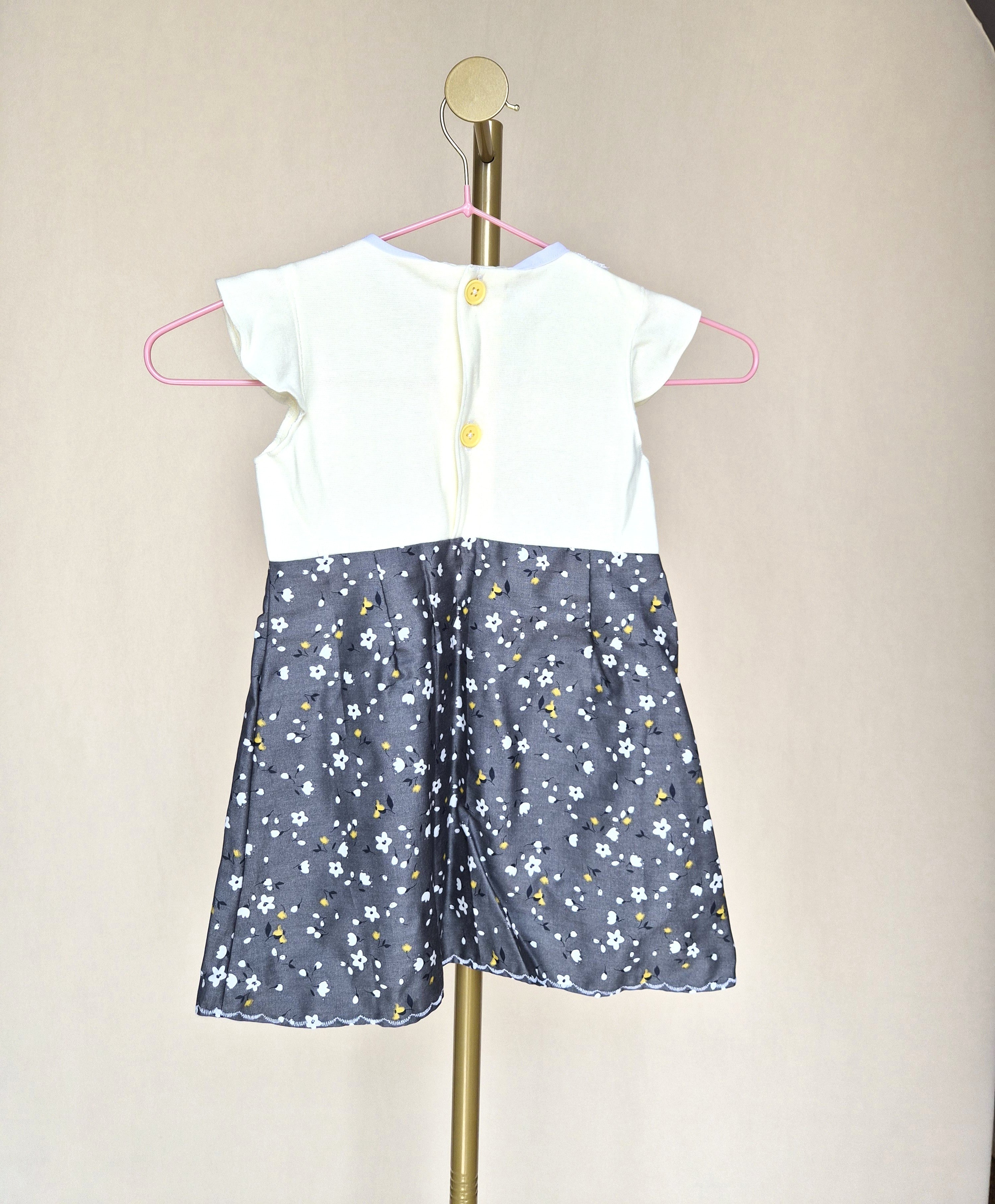 Handmade Baby Floral Dress – Approx. Size 2-3 years