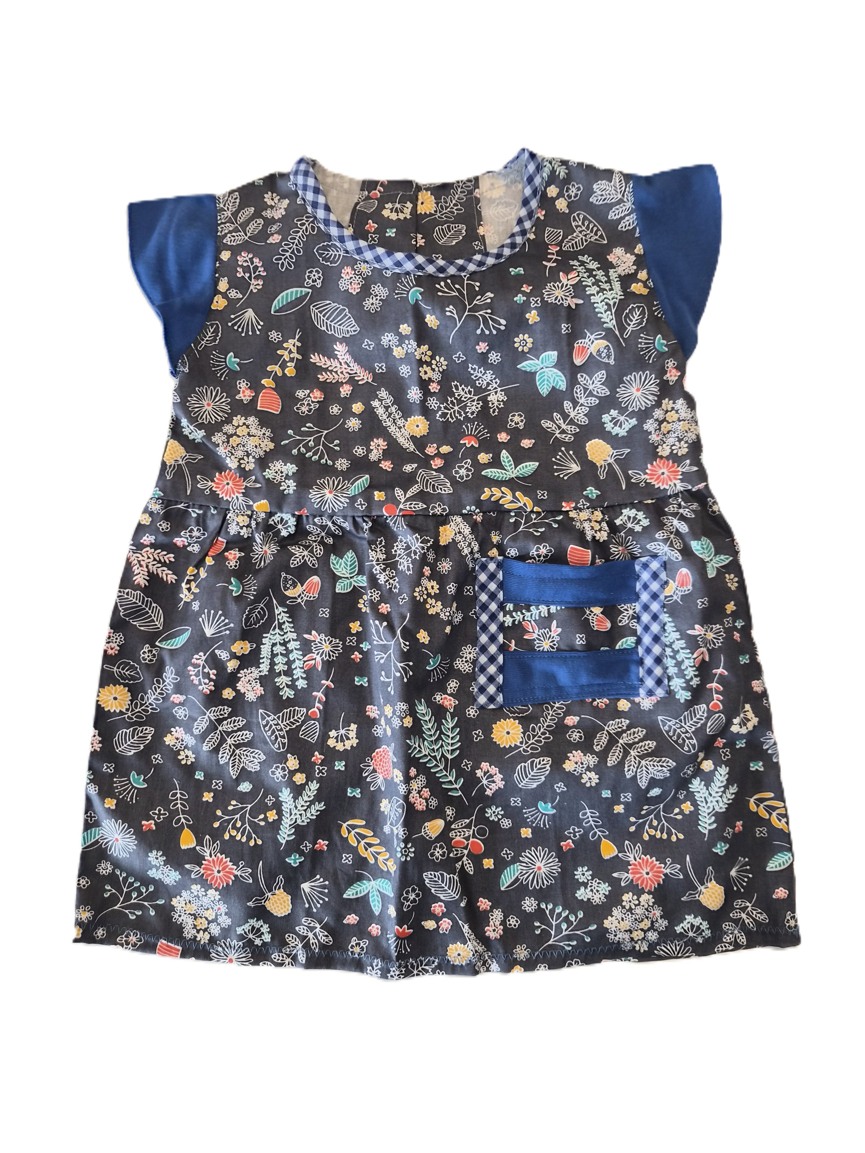 Handmade Floral Baby Dress – Brand New